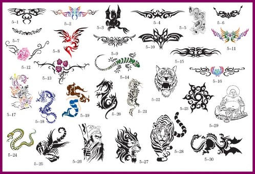 Vinyl airbrush stencils 5