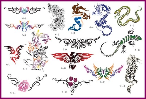Vinyl airbrush stencils 6