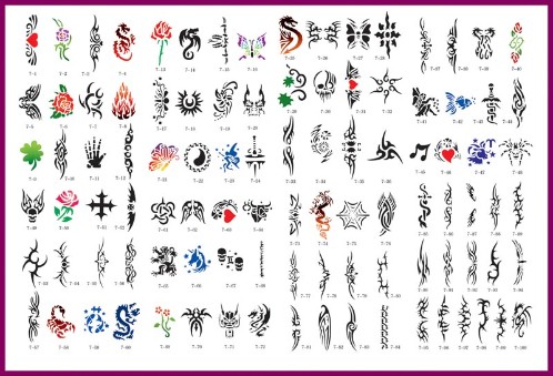 Vinyl airbrush stencils 7