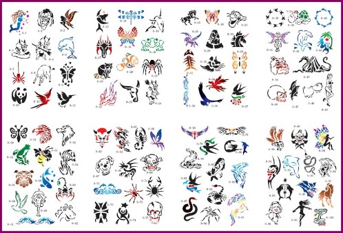 Vinyl airbrush stencils 9